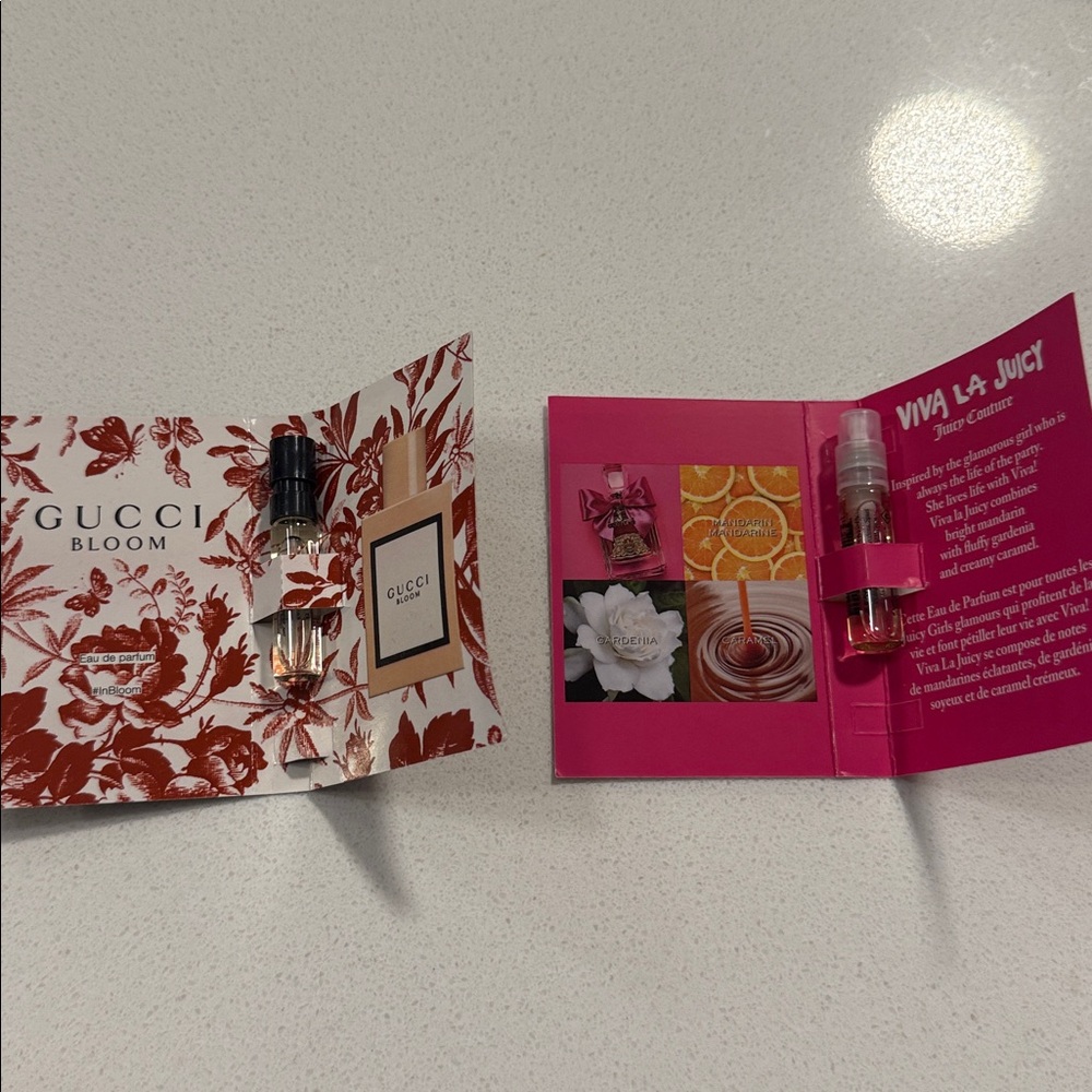 Gucci Bloom and Juicy Couture Viva la Juicy Mini Perfumes
